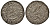 Померания, Дамм 1 шиллинг 1492 Богуслав X (1478-1523), вес 1,23 гр. серебро 1516-921