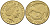 Новая Зеландия 1 доллар 2002 Елизавета II (1952-2022), птица киви  KM 120 алюминиевая бронза 34-443