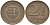 Венгрия 2 филлера 1947 ВР, первая республика (1946-1948) KM 529 латунь 4585-169