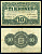 Дания 10 крон 1945 серия d Pick 37 d бумага 6301-44-1-1