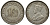Стрейтс-Сетлментс 10 центов 1927 Георг V (1910-1936) КМ 29b серебро 53-644