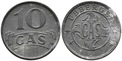 Нидерланды, Харлинген жетон на газ в 10 центов ND (1942) 99-1146