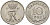 ДАНИЯ 10 ЭРЕ 1961 C; S, ФРЕДЕРИК IX (1947-1972) KM 849.1 медно-никель 100-262