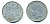 Монако 5 франков 1945 Луи II (1922-1949) KM 122 алюминий 37-711