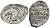 Русское Царство копейка 1547-1584 Иван IV Васильевич, Новгородский  монетный двор, 0,69 ГР ГиК №89 серебро 262-141