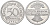 Германия 50 пфеннигов 1921 A KM 27, J.301, Weege 10 алюминий UNC 4584-834