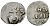 ВЕЛИКОЕ КНЯЖЕСТВО МОСКОВСКОЕ ДЕНГА 1535 - 1547 ИВАН IV ВАСИЛЬЕВИЧ, МОСКОВСКИЙ МОНЕТНЫЙ ДВОР, 0,34 ГР ГиК №48 серебро 262-833