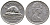 Канада 5 центов 1975 Елизавета II (1952-2022), бобр KM 60.1 никель 4364-2436