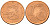 Финляндия 1 евроцент 1999  KM 98 сталь плакированная медью  UNC  4189-169