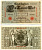 Германия 1000 марок 1910 21 апреля 1910, красная печать, номер семизначный, серия F, буква K, выпуск НОЯБРЬ - ДЕКАБРЬ 1921 Pick 44, Роземберг 45с бумага VF 8606-39-1-2