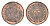 Великобритания 1/2 пенни 1971 Елизавета II (1952-2022) KM 914, Spink 4239 (A1) бронза 4627-1061