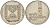Израиль 1/2 лиры 1964 JE 5724 KM 36.1 медно-никель 4610-224