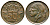 БЕЛЬГИЯ 50 САНТИМОВ 1970 BELGIQUE KM 148.1 бронза 54-1014