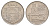Латвия 50 сантимов 1922 год-тип KM 6 никель aUNC 4657-735