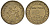 Франция 2 франка 1922 тип Chambres de Commerce KM 877, LE FRANC 267.4 алюминиевая бронза 3334-816