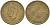 Гонконг 10 центов 1949 Георг VI (1937-1952) KM 25 никель латунь 4154-554