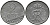 ДАНИЯ 2 ЭРЕ 1965 C; S, ФРЕДЕРИК IX (1947-1972) KM 840.2 цинк 24-1126