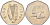 Ирландия 50 пенсов 1976 вальдшнеп KM 24 медно-никель UNC 4583-521
