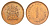 Родезия 1 цент 1977  KM 10 бронза  UNC  M67-06