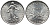 Франция 1 франк 1974 сеятель KM 925.1, Le Franc 226.19 никель 4128-427