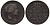 Испания 25 сетимо 1964 Изабелла II (1833-1868) KM 615.2 медь 1521-1633
