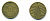 ГЕРМАНИЯ 10 РЕНТЕНПФЕННИГОВ 1924 J KM 33, J. 309, Weege 8 алюминиевая бронза 80-311