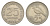 Индонезия 25 рупий 1971 венценосный голубь KM 34 медно-никель UNC 4632-134
