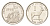 Эритрея 1 цент 1991 краснолобая антилопа KM 43 сталь плакированная никелем UNC 4640-447