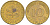 ФРГ 10 ПФЕННИГОВ 1984 G KM 108, J. 383 сталь плакированная латунью 4182-937
