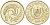 Кипр 1 цент 2004 KM 53.3 никель латунь 4174-1216