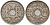 Франция 25 сантимов 1933 тип Линдауэр KM 867a, Le Franc 171 медно-никель 4584-437