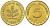 ФРГ 5 пфеннигов 1966 G KM 107, J. 382 сталь плакированная латунью PROOF 1094-7-12