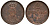 Ганновер 2 пфеннига 1851 B, Эрнст Август (1837-1851) KM 202.1, AKS 124, J. 75 медь 75-1953