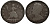 Великобритания 1 фартинг 1754 Георг II (1727-1760) KM 581.2, Spink 3722 медь 1529-335