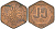 Мьянма 25 пья 1986 ФАО - Рис KM 50 бронза UNC 4619-1226