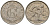 Люксембург 1 франк 1928 сталевар, Шарлотта (1918-1964) KM 35 никель 4603-1052