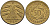 Германия 50 рентенпфеннигов 1924 F J. 310, KM 34 алюминиевая бронза UNC 1076-6-31