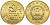 Китай 5 юаней 2011 90 лет со дня основания компартии Китая KM 1992 латунь  UNC  4634-116