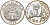 Китай 5 юаней 1993 панда KM 483 серебро BUNC 1096-3-44