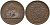 БЕЛЬГИЯ 2 САНТИМА 1870 BELGES KM 35.1 медь 95-721