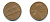 США 1 ЦЕНТ 1977 D, ЛИНКОЛЬН KM 201 медь цинк 86-226