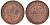 Россия 1 копейка 1908 СПБ, Николай II (1894-1917) Биткин 225, KM 9.2 медь 51-553