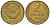 СССР 2 копейки 1989 Y 127a, Schon 76a латунь 4580-227
