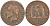 ФРАНЦИЯ 5 САНТИМОВ 1864 BB, НАПОЛЕОН III (1852-1870) KM 797.2, LE FRANC 117.12 бронза 108-551
