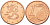 ФИНЛЯНДИЯ 1 ЕВРОЦЕНТ 2006 M KM 98 сталь плакированная медью UNC 214-314