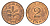Германия 2 пфеннига 1996 F J.381a, KM 106a сталь плакированная медью 4630-427