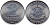 ГДР 2 МАРКИ 1975 А KM 48 алюминий UNC 59-336