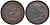 Великобритания 1/2 пенни ND (1809-1810) британская медная компания - Меркурий Withers 630/3 медь 603-1233