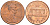 США 1 цент 1989 D, Линкольн KM 201b цинк плакированный медью UNC 187-711