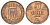 Норвегия 5 эре 1936 Хокон VII (1905-1957) KM 368 бронза 4700-737